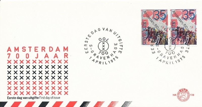 FDC: 700 years Amsterdam