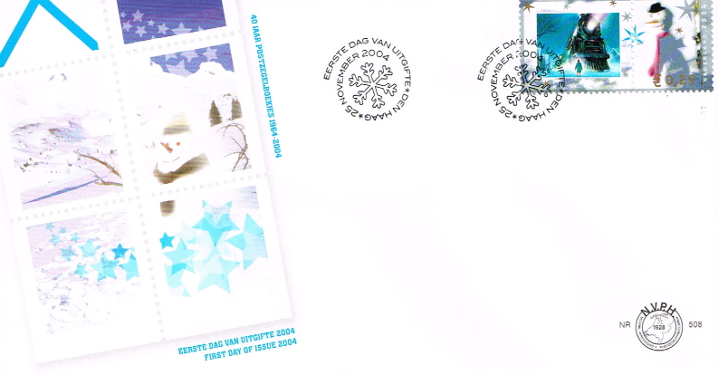 FDC personalized December stamp 2004