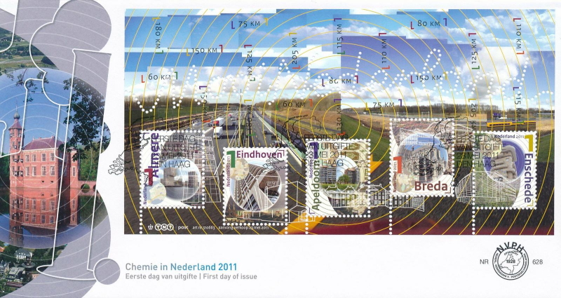 FDC: Beautiful Netherlands collection 1, 2011