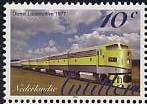 Netherlands Antilles stamp with diesel locomotive 1977