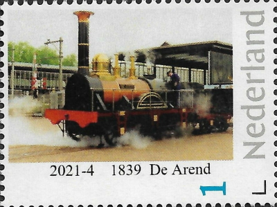 year=2021, Dutch personalized stamp with De Arend