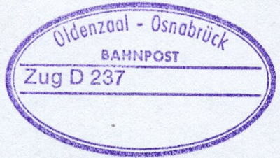 Bahnpost postmark