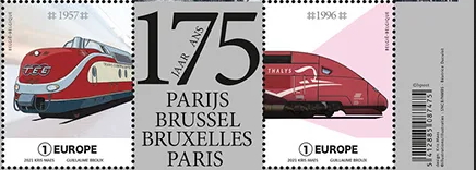 2021, Belgian Stamp with Thalys