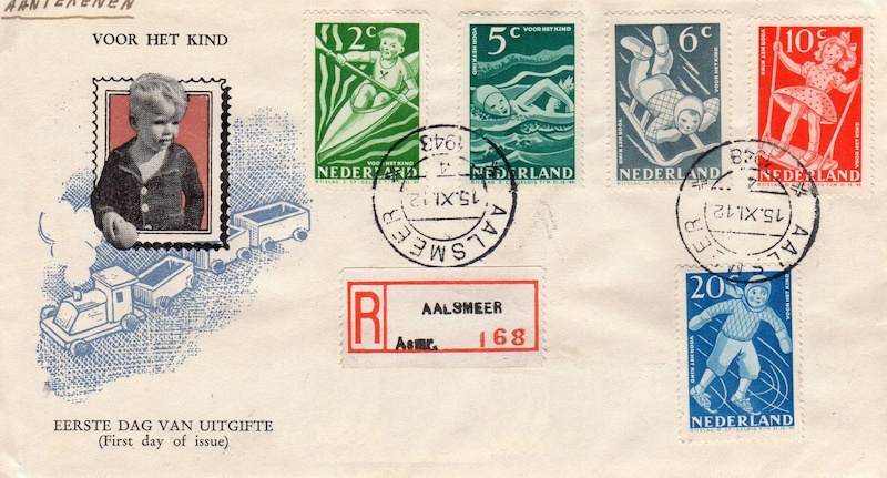 FDC Nederland, 1948