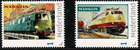 2021, Dutch personalized stamps with Märklin catalogue covers