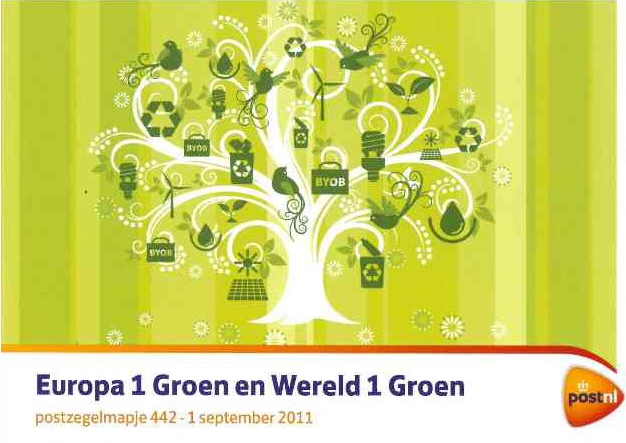 verzamelmapje Nederland, presentation-pack-2011-mapje442