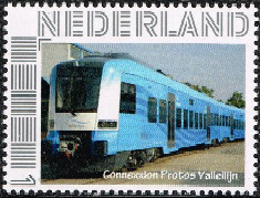 year=2015, Dutch personalized stamp with Protos train