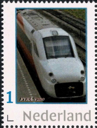 year=2020, Dutch personalized stamp with Fyra V250