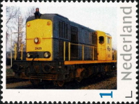 Dutch personalised stamp with NS 2425