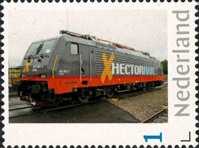 year=???, Dutch personalized stamp with Hectorail loco