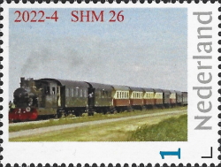 2022, NVPH: ---, personalised stamp with train