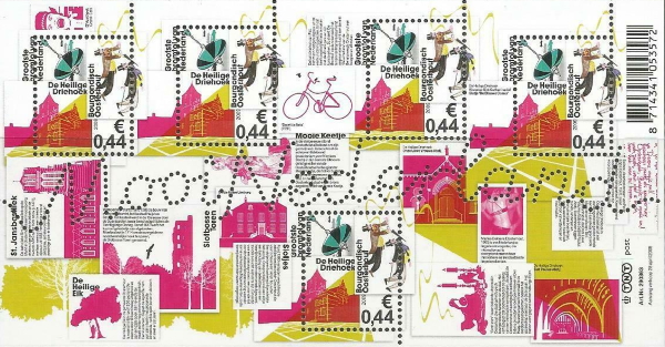 year=2009, Dutch stamp sheet Mooi Nederland Oosterhout - NVPH: 2643