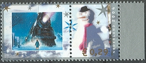year=2004, Dutch stamp with Harry Potter's Hogwarth Express - NVPH: 2316