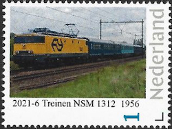 2021, NVPH: ---, personalised stamp: NSM 1312