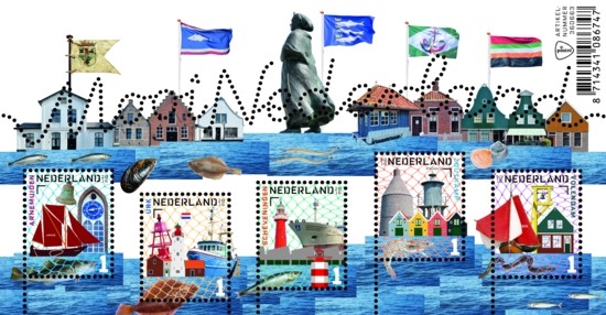 year=2016, Dutch stamp sheet Mooi Nederland collection 2016 - NVPH: 3413
